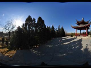 北京陶然亭公園一覽亭