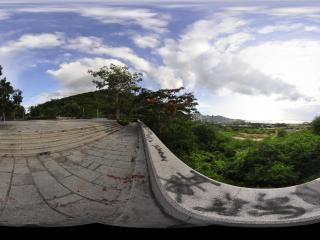 三亞鹿回頭風情園平臺全景