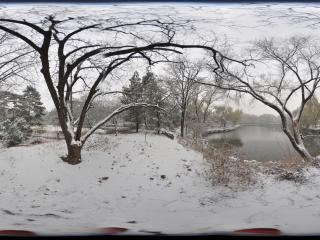 北大雪景