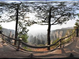 張家界 天子山景區(qū)全景