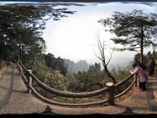 張家界 天子山景區(qū)全景