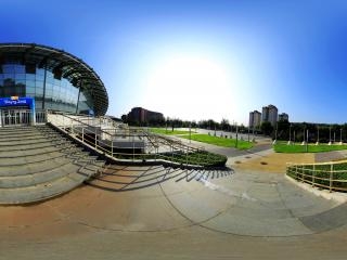 北京—北京工業(yè)大學(xué)體育館外景全景