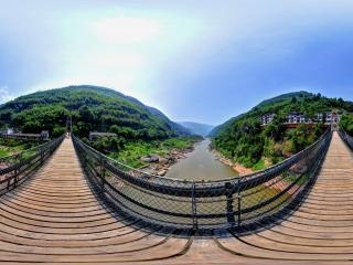 貴州—赤水吊橋全景