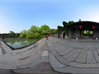 浙江—嘉興烏鎮(zhèn)西柵靈水居全景