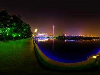 珠江邊夜景